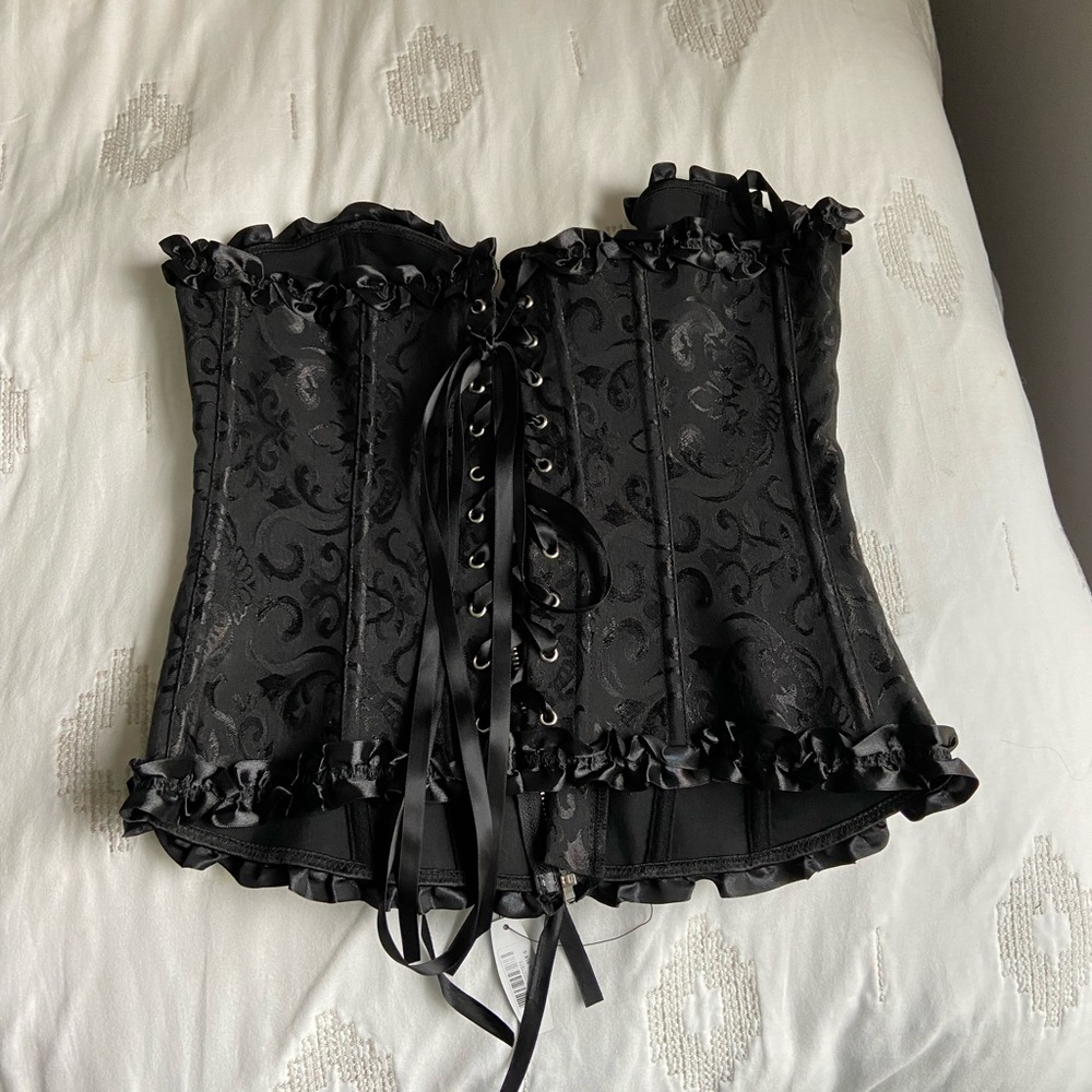 NWT Adore Me Black Corset Top